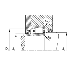 ALS NJ244-E-M1 + HJ244E, (j) DIN 5412-1 ˜ʵҪߴ,  L ȦλS, ɷx, ּ