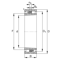 ALS NNU4930-S-K-M-SP, (j) DIN 5412-4 ˜ʵҪߴ, ǶλS, pУFF 1:12 ɷx, ּpСď(ni)϶ƹ