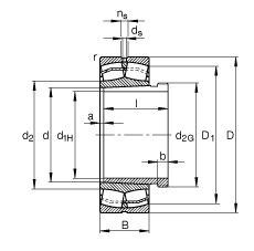 {(dio)ĝLS 23038-E1-K-TVPB + AH3038G, (j) DIN 635-2 (bio)(zhn)Ҫߴ, F׺ж