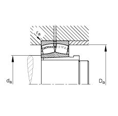 {(dio)ĝLS 22219-E1-K + AHX319, (j) DIN 635-2 ˜ʵҪߴ, F׺ж